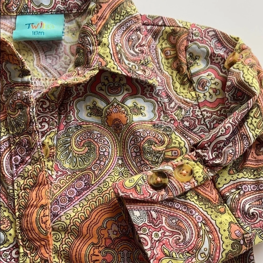 Twilo Paisley Dress Toddler Size 18 Months